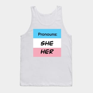 Trans She Her Tank Top